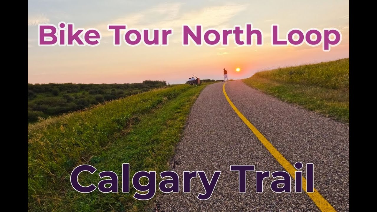 Northwest Loop Bike Tour on Calgary Bike Trails, Calgary Pathways, Cycling in Calgary