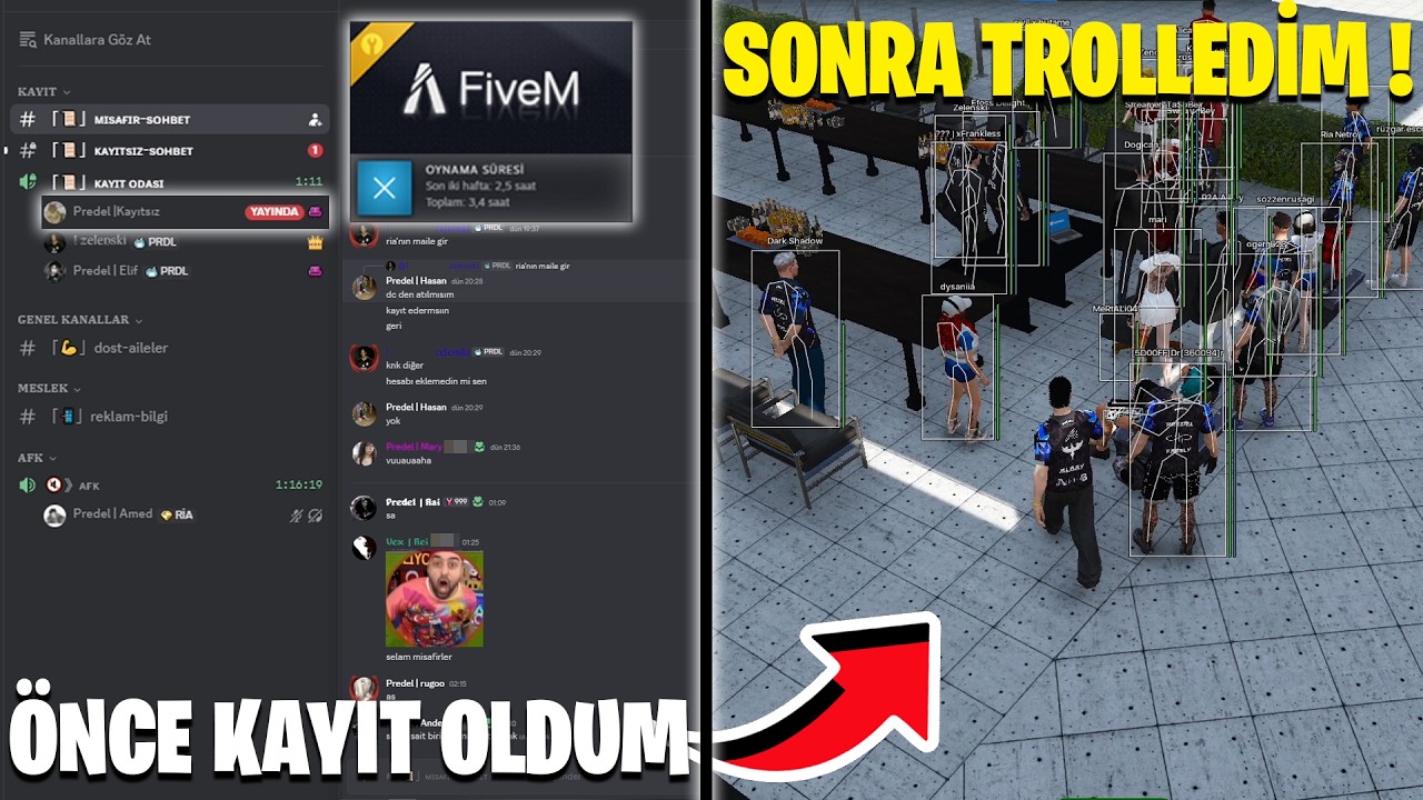Hile İle Sunucunun En Büyük Ailesine Kayıt Olup Tüm Aileyi Trolledim !? (Fivem Hile Troll)