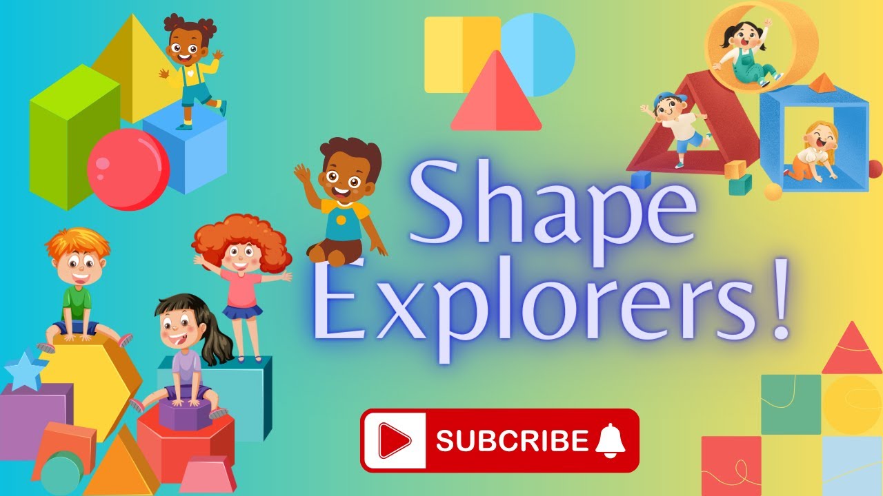 Toddler video| Shapes| Shape Explorers: Having Fun with Shapes! Circle, Square, Triangle &Rectangle.