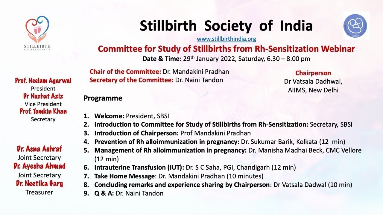 SBSI Rh Isoimmunization webinar