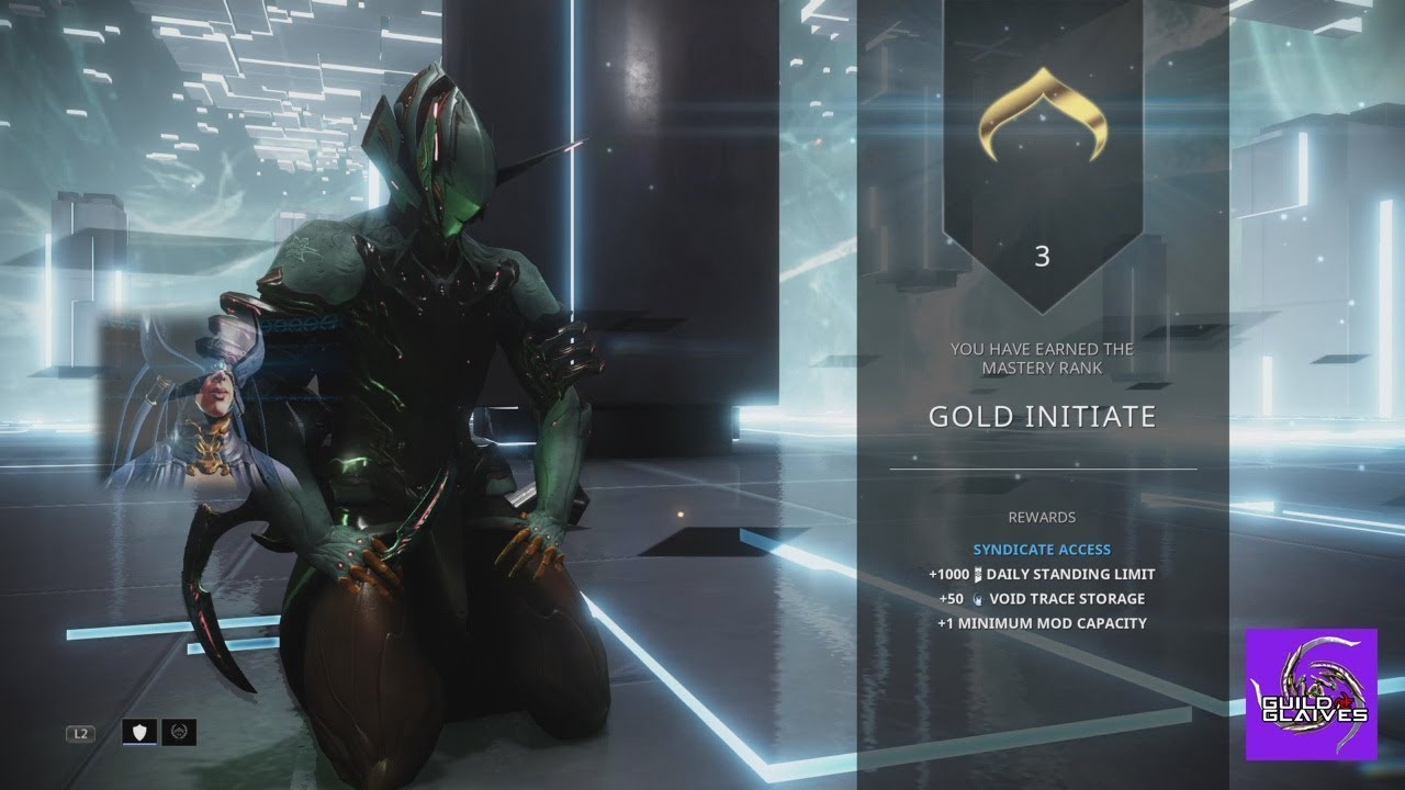 WARFRAME: GUILD OF GLAIVES MASTERY RANK 3 TUTORIAL