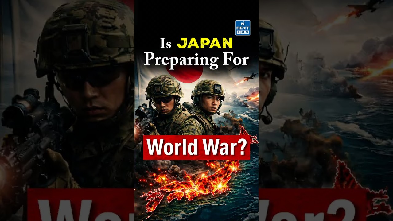 Is Japan Preparing for War? | Big Military Shift Explained | WW3 Concerns Rising | NEXT IAS