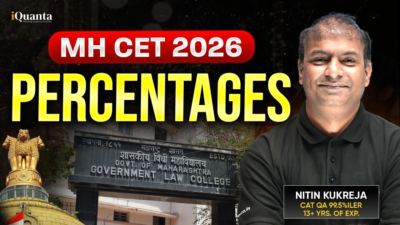MH CET  2026 | Percentages | 5 Year LLB