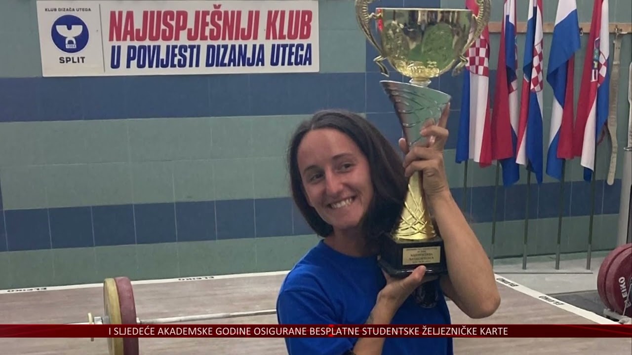 Berba odličja osječkih dizačica i dizača utega u Splitu