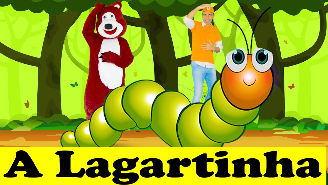 Prof. Idalécio- A Lagartinha - Música Infantil