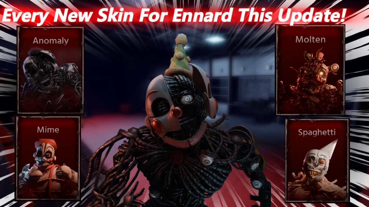 Bite By Night: Server Wiping With Every New Ennard Skin!