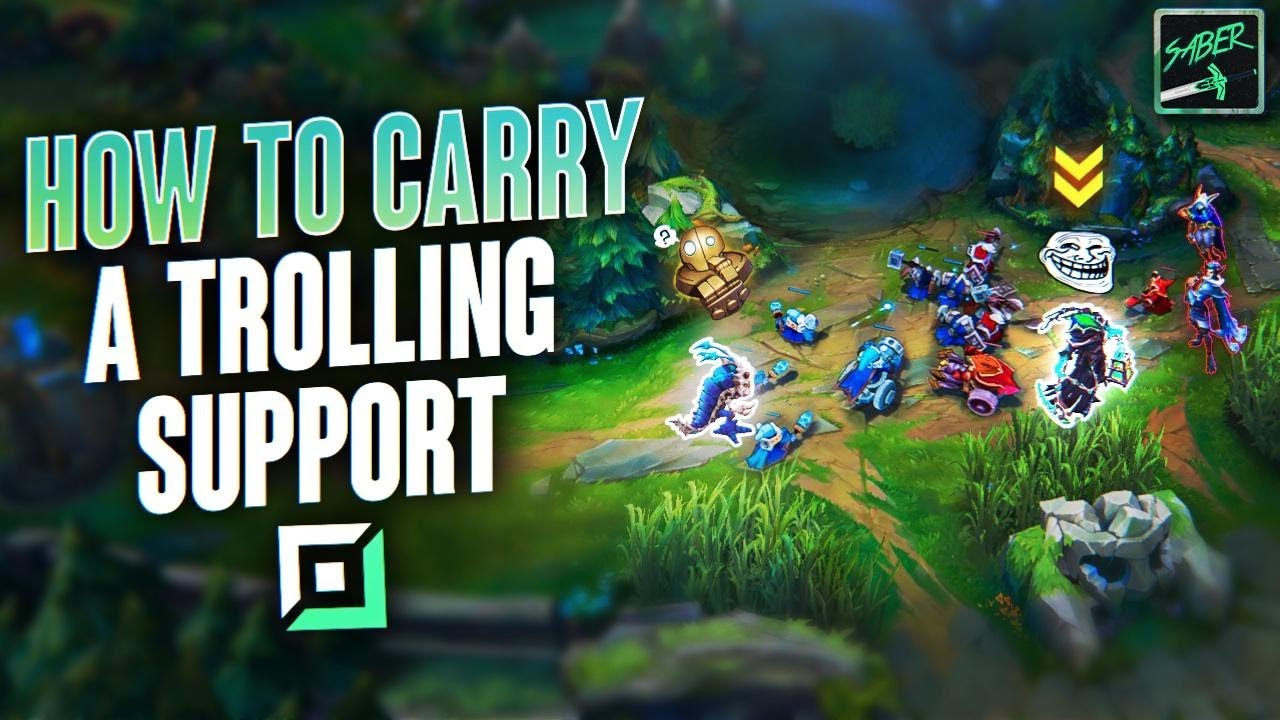 How to Carry on ADC when your Support is TROLLING