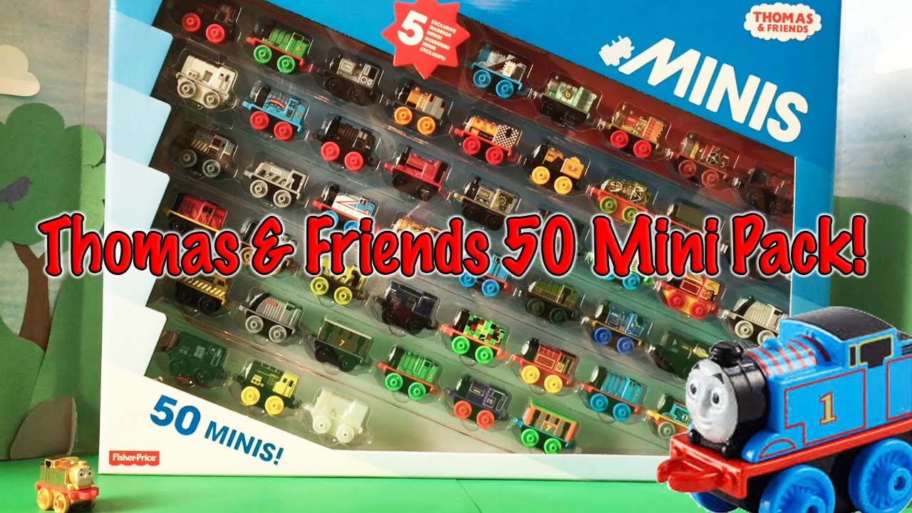 Thomas & Friends 50 Minis Pack - Unboxing