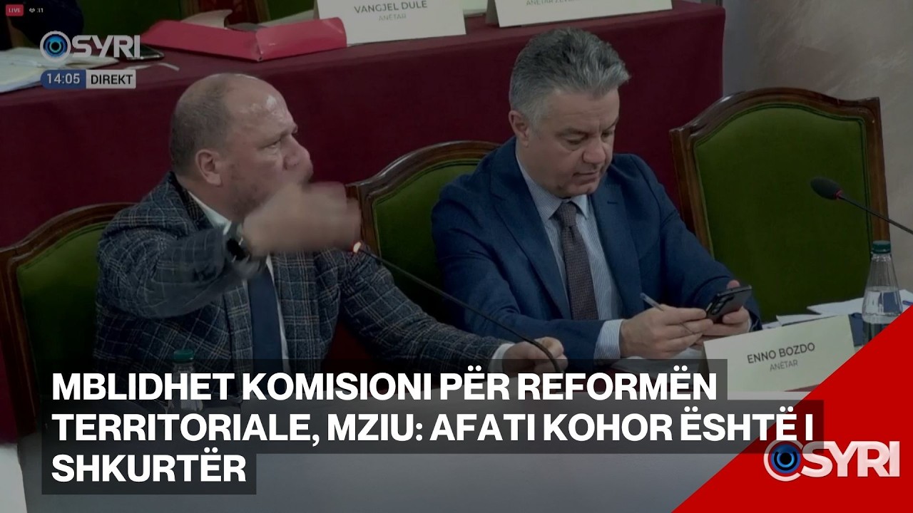 Mblidhet komisioni për reformën territoriale, Mziu: Afati kohor është i shkurtër