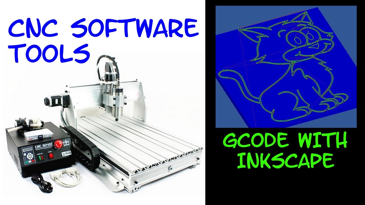CNC SOFTWARE: Gcode path with INKSCAPE