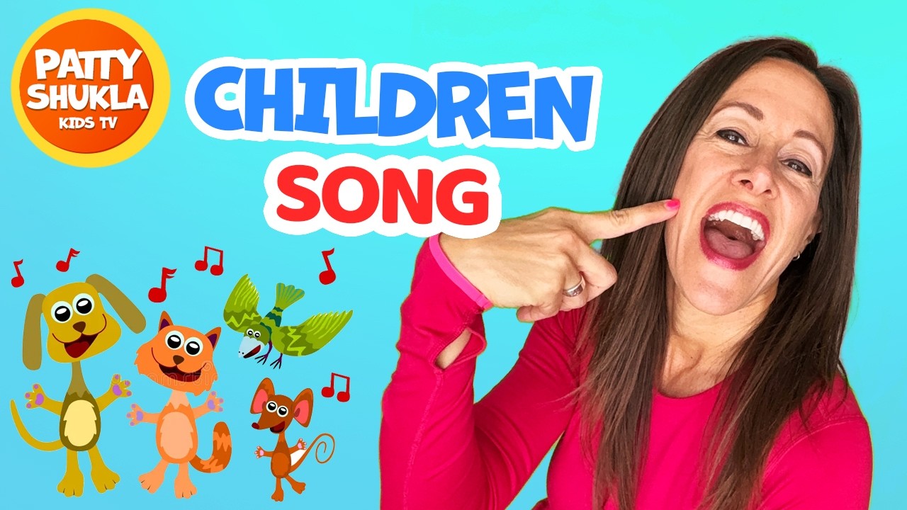 Children's song She'll Be Coming Around the Mountain for kids and toddlers | Patty Shukla