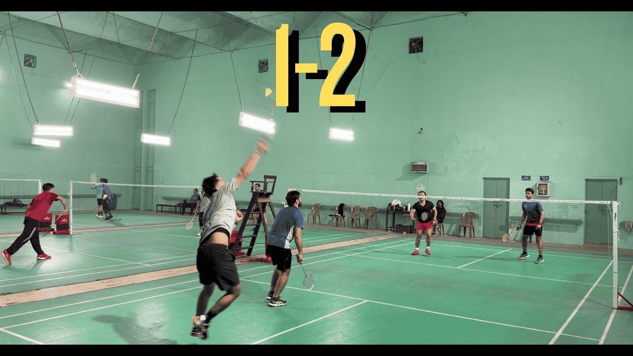 PROF. & AYUSH vs PROF. & ABHISHEK (Set3) #badminton #iitroorkee #badmintonindia #bwf #yonex #shuttle