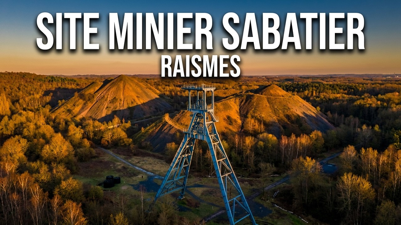 Drone Site Minier Sabatier : Chevalement et Terrils (Raismes) - Janvier 2026