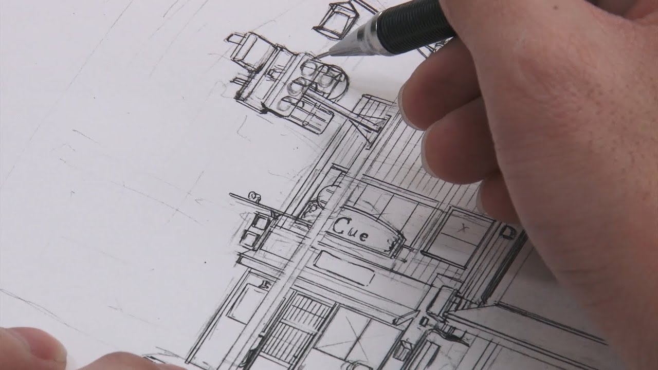 マンガの描き方講座／アドバンスト(背景テクニック) 【サンプル】 | Sample movie of Manga Drawing / Advanced BACKGROUND COMPOSITION