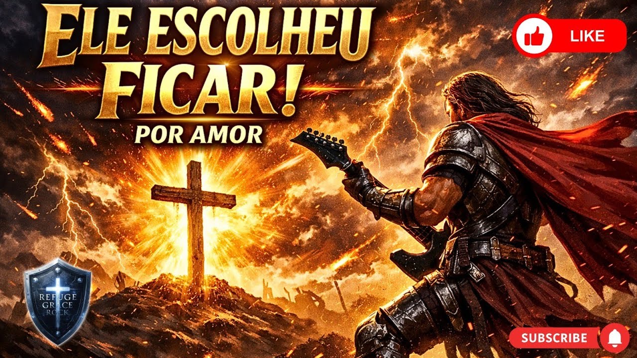 😭 RDG-  Ele Poderia Descer… Mas Escolheu Ficar na Cruz por Amor