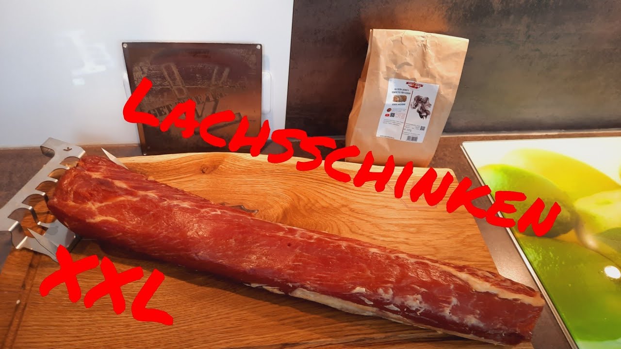 Lachsschinken XXL mit Rezept und Anleitung