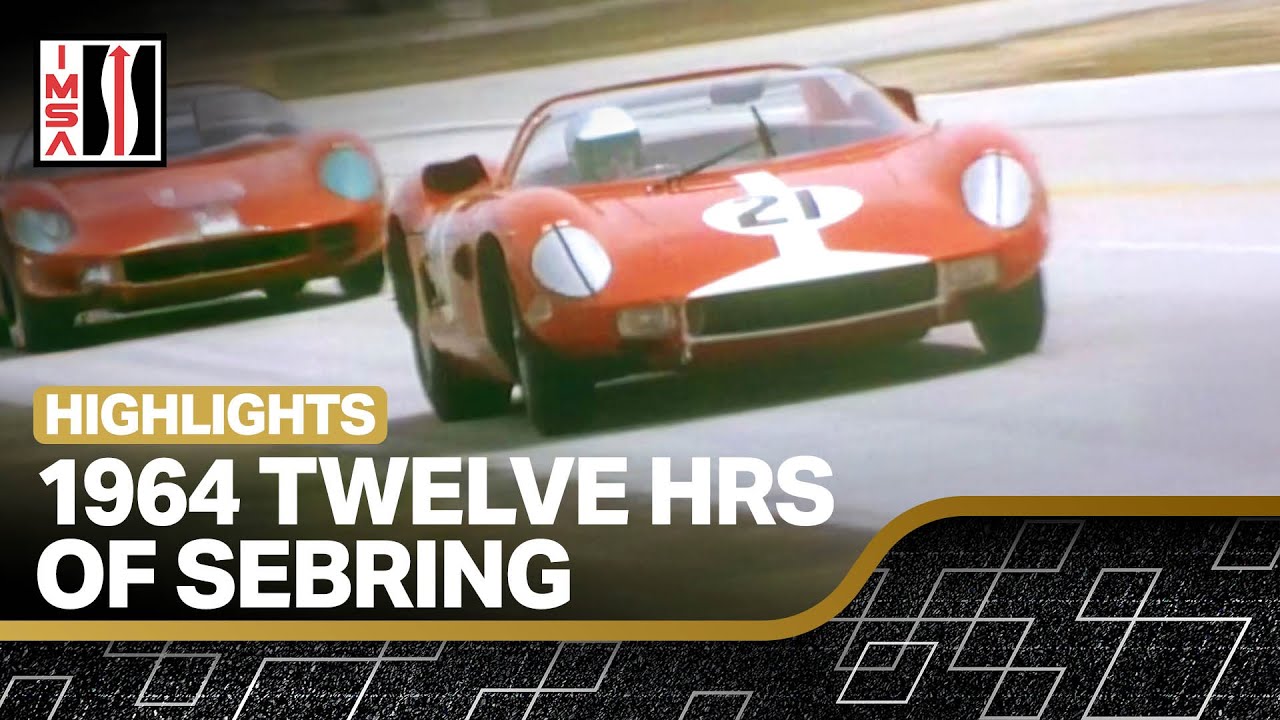 1964 Twelve Hours of Sebring | Highlights | From 'The Glory Days' ESPN TV Show