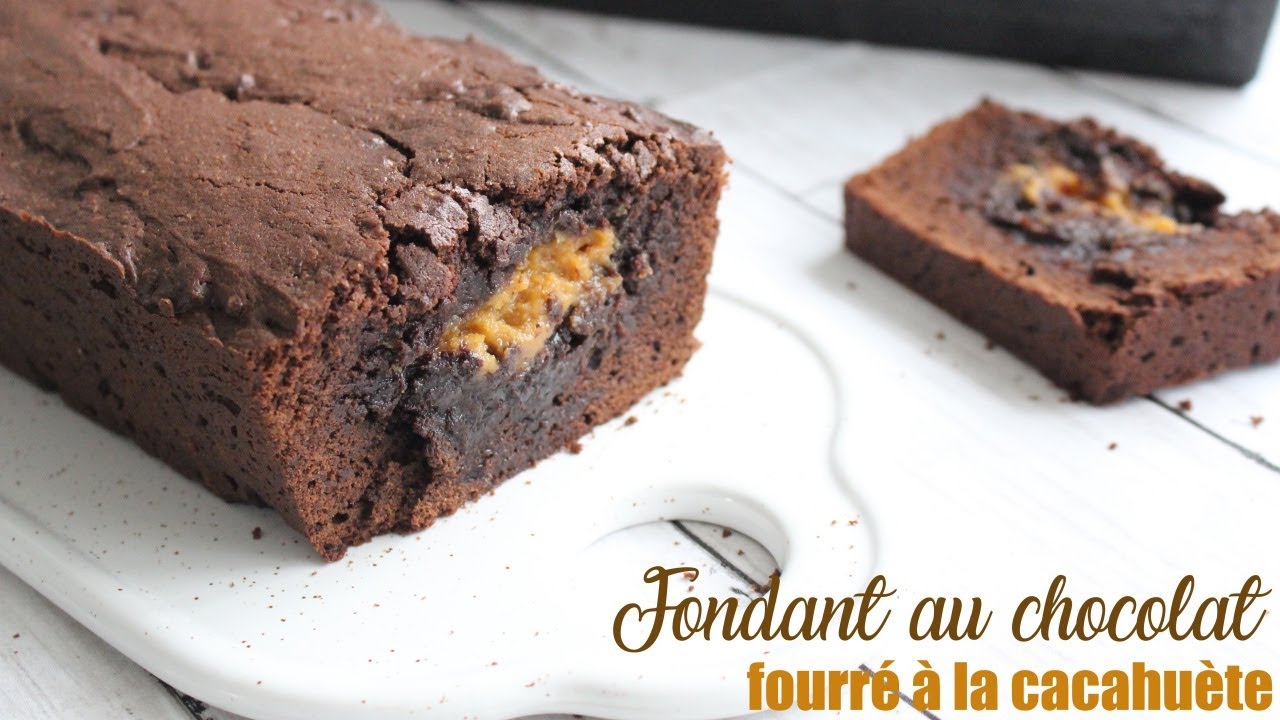 FONDANT AU CHOCOLAT FOURRÉ À LA CACAHUÈTE | CHOCOPRALINE