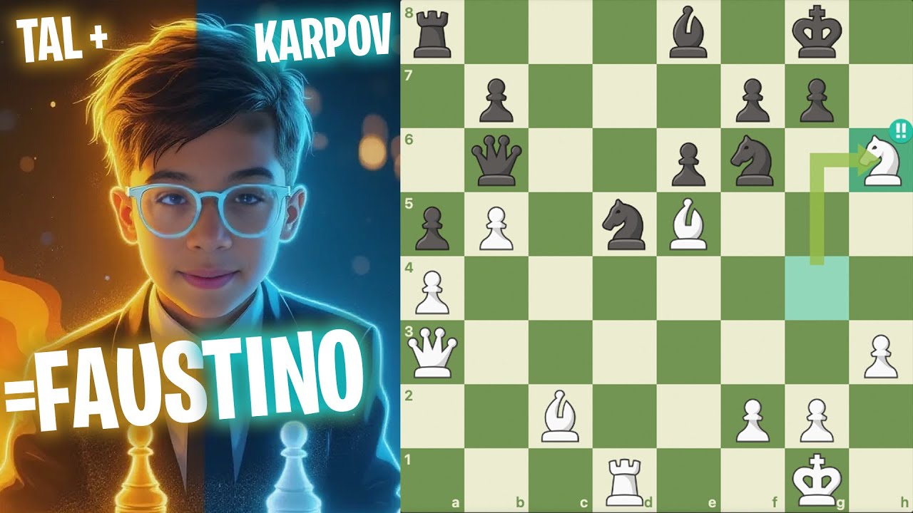 Reencarnação de Tal? Clone de Karpov? Não… é Faustino Oro!