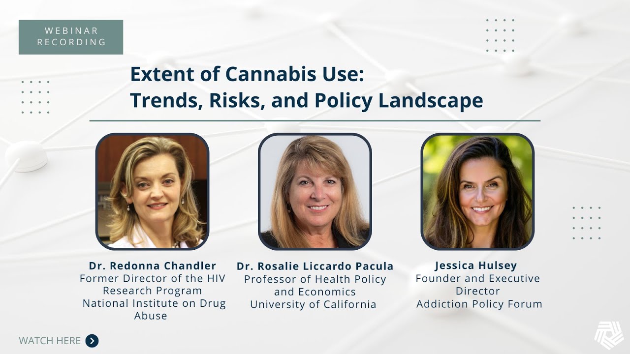 Extent of Cannabis Use: Trends, Risks, and Policy Landscape