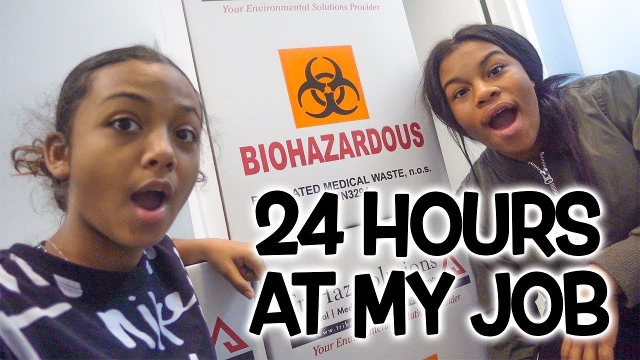 24 Hour Challenge Overnight at my Job *we were so scared* | #spookyszn | LexiVee03