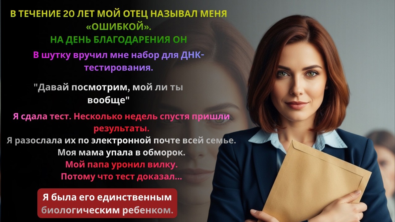 🇷🇺 ОТЕЦ УНИЖАЛ МЕНЯ 20 ЛЕТ, ПОКА ТЕСТ ДНК НЕ ПЕРЕПИСАЛ ЗАВЕЩАНИЕ 🔥