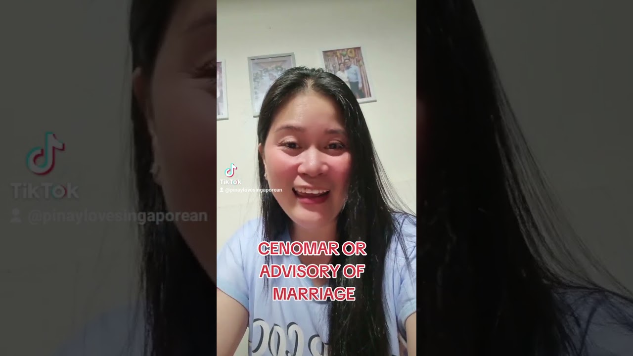 Explain about cenomar after annulled or divorce... #cenomar #advisoryofmarriage #annulment #divorce