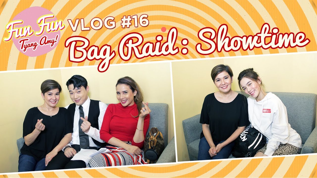 [Fun Fun Tyang Amy] Vlog 16 : Back-to-Back Bag Raid | It's Showtime