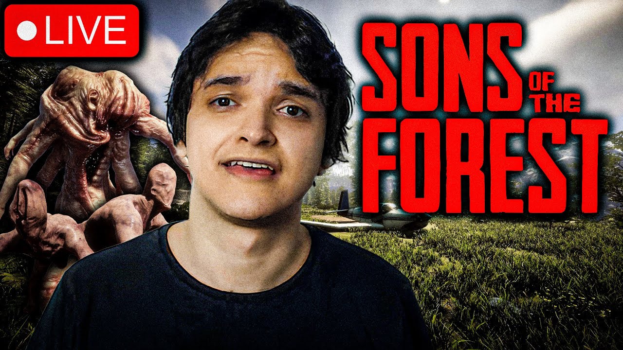 Jogando pela PRIMEIRA VEZ o Sons of The Forest com os amigos AO VIVO!
