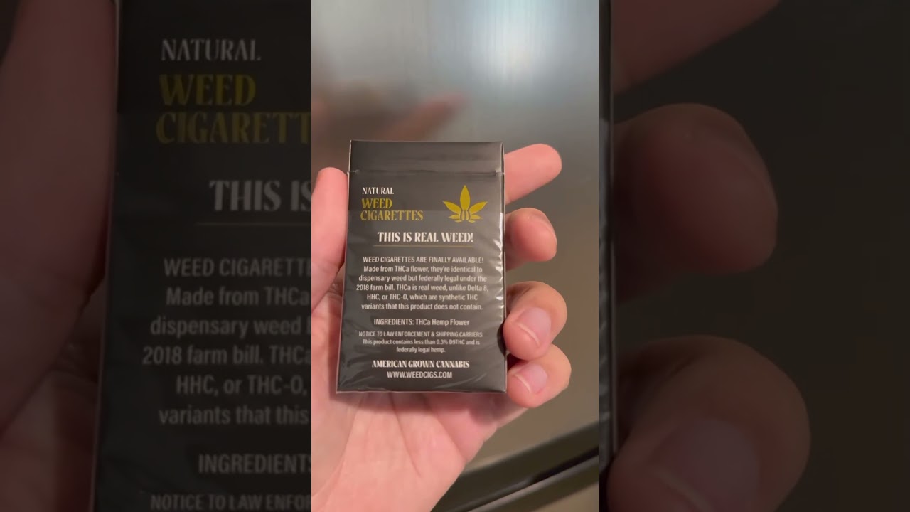 Exotic Weed Cigs Review - THCa Cigarettes