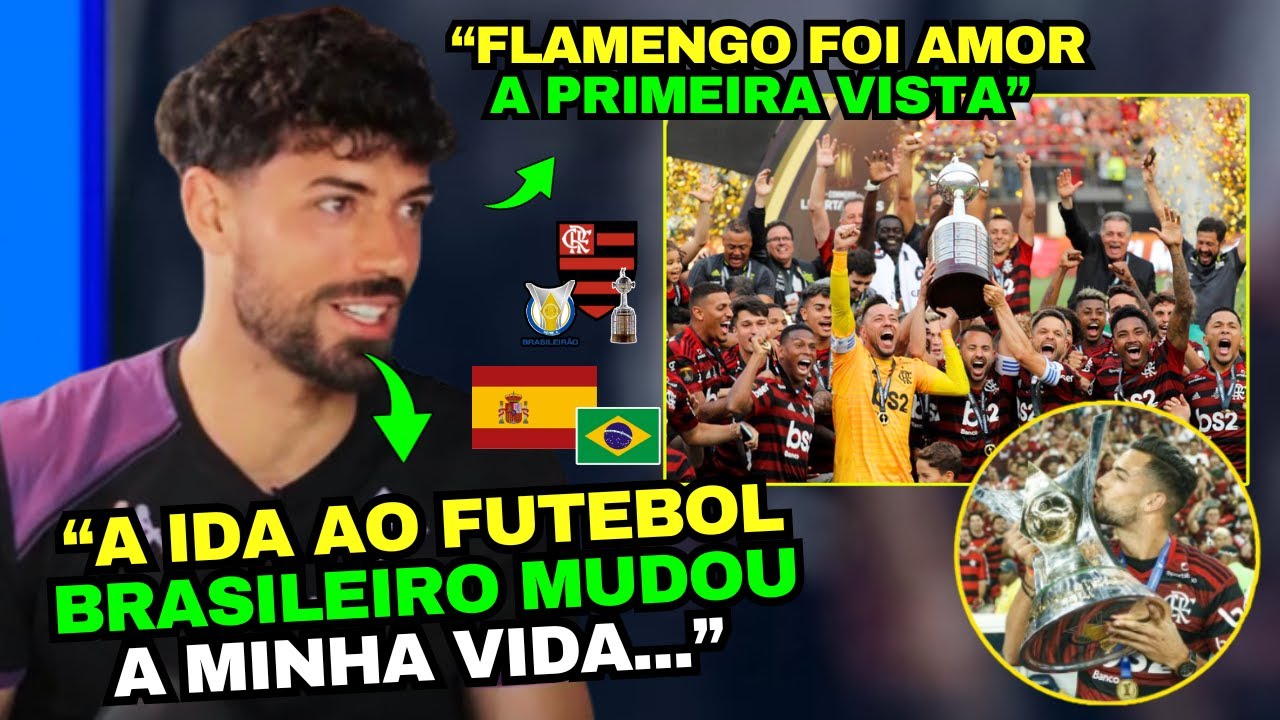 ESPANHOL PABLO MARÍ EX-FLAMENGO RASGA ELOGIOS AO CLUBE QUE FOI CAMPEÃO NO BRASIL!