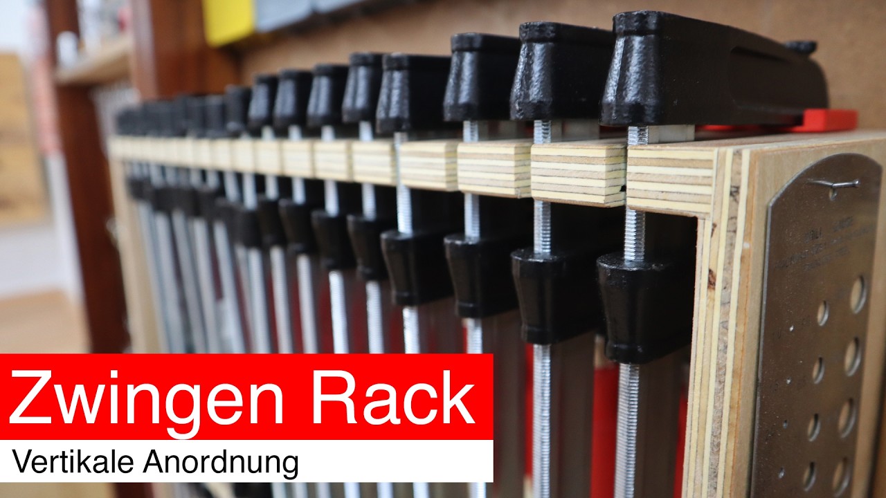 Rack für Schraubzwingen