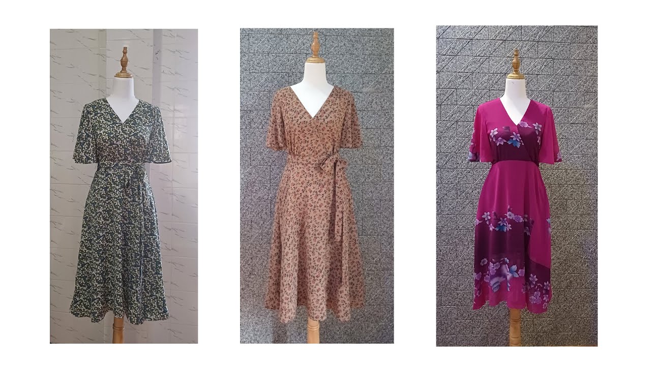 ဝတ်ဆင်သူတိုင်း လှပစေမယ့် ဂါဝန် pattern ၊ Gorgeous and Adorable dress