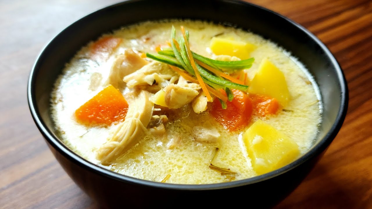 Creamy Chicken Soup | হেলদি চিকেন স্যুপ রেসিপি | সহজ মজার চিকেন স্যুপ | Chicken Soup with Vegetables