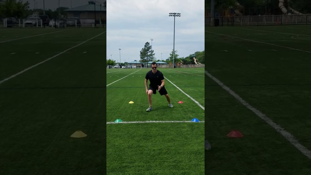 Agility Training - 4 Color Cone Reaction Drill