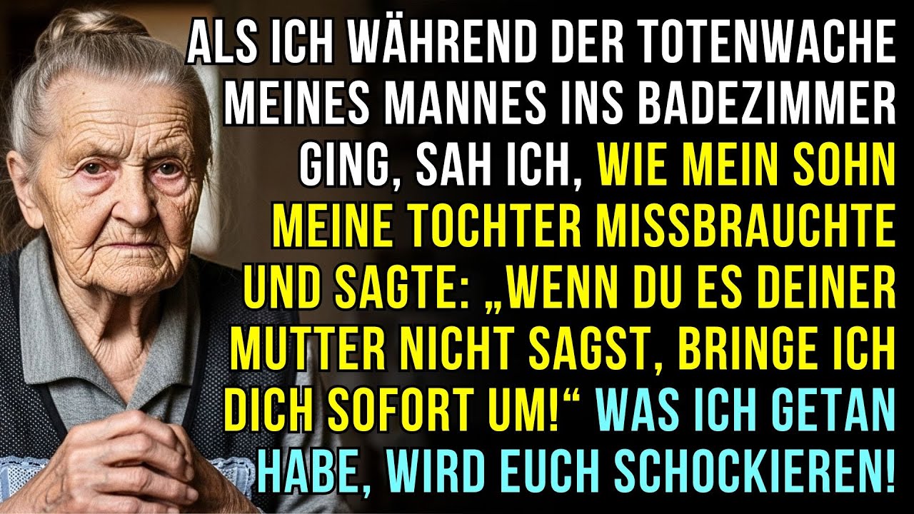 Eine schockierende Geschichte dieser Großmutter am Tag der Beerdigung ihres Mannes.