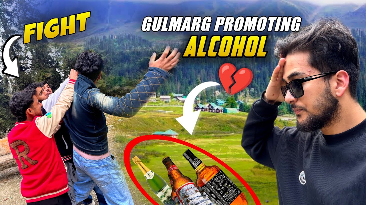 Sharaab is allowed in gulmarg💔Playing Cricket is not🥲