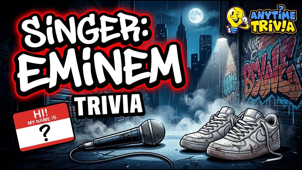 Think You Know Singer: Eminem? Take This 10-Question Challenge & Find Out! 🔥