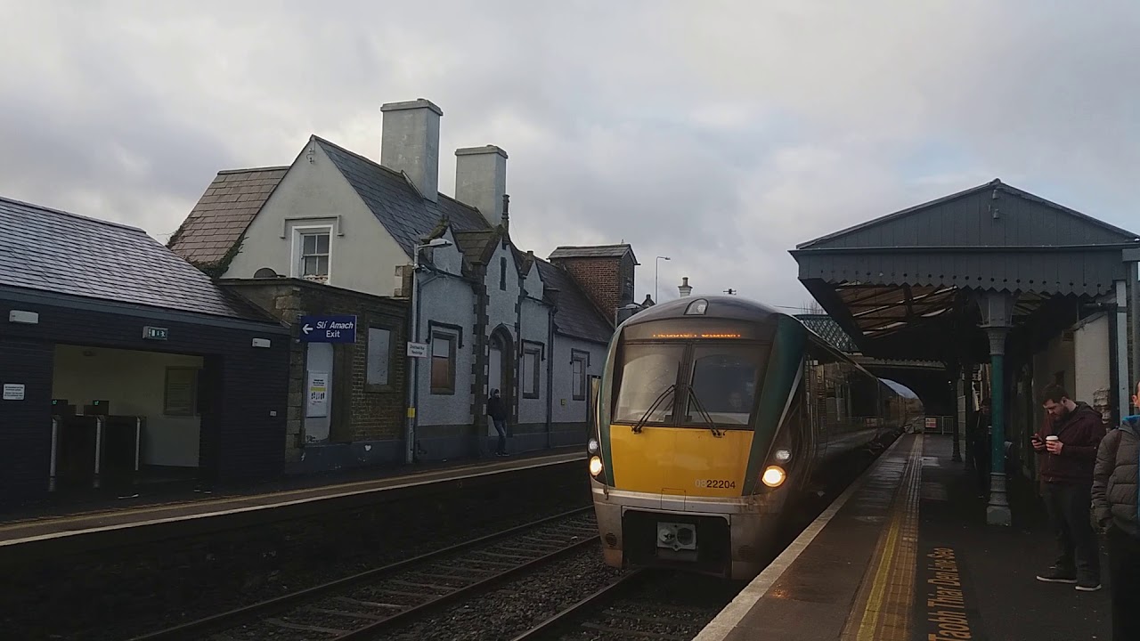 Train journey from Newbridge to Sallins