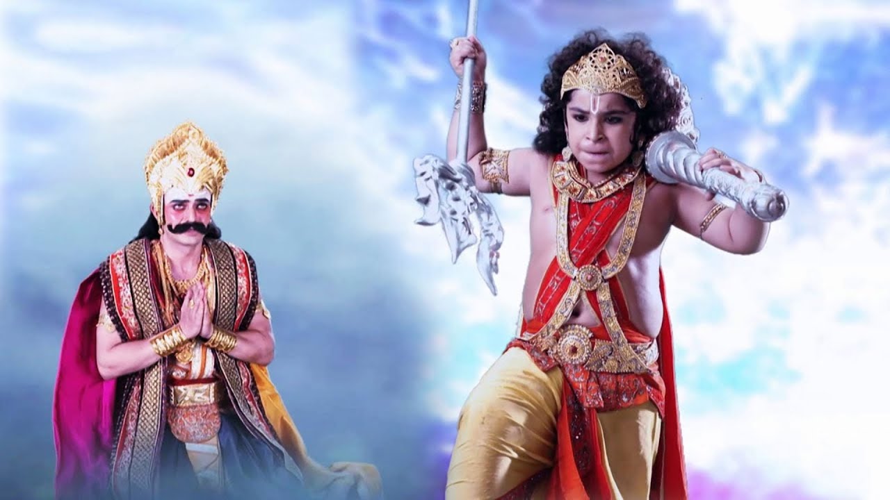 बाल हनुमान के क्रोध के आगे हाथ जोड़ कर मांगी यक्षराज ने माफी || Sankatmochan Mahabali Hanuman