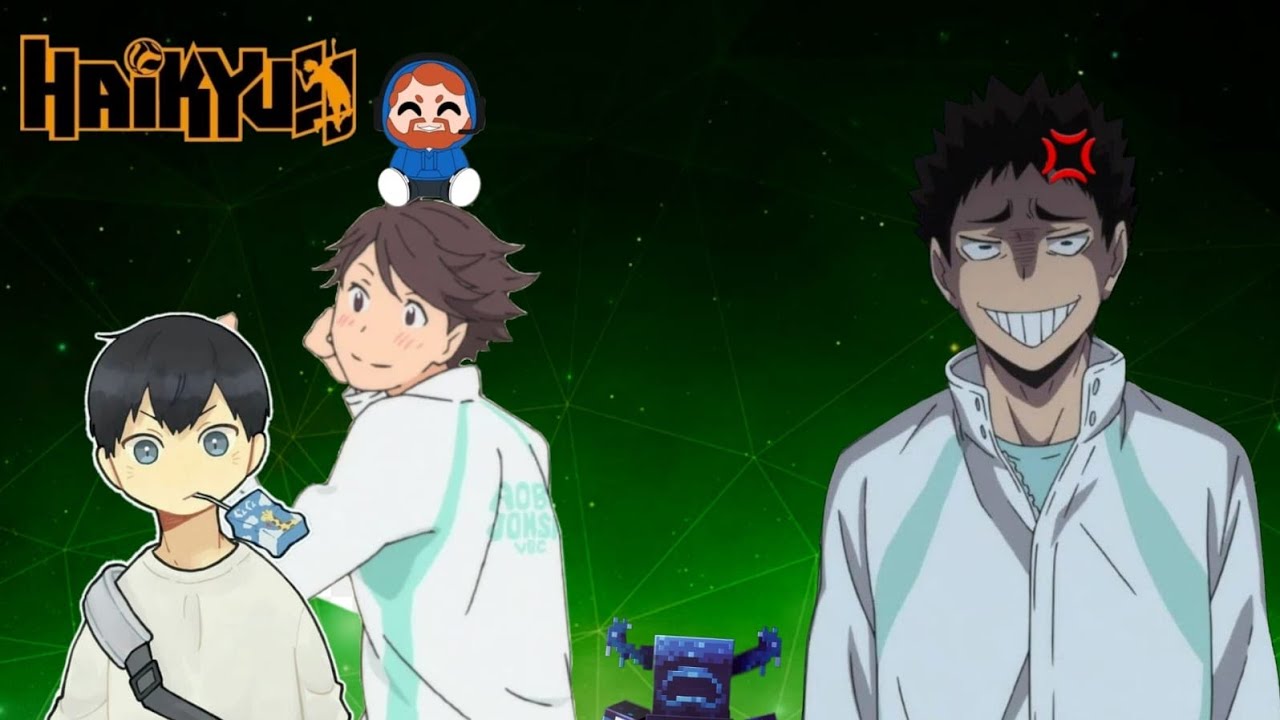 Haikyuuu x CaseOh | Haikyuu text story | Haikyuu skit minecraft