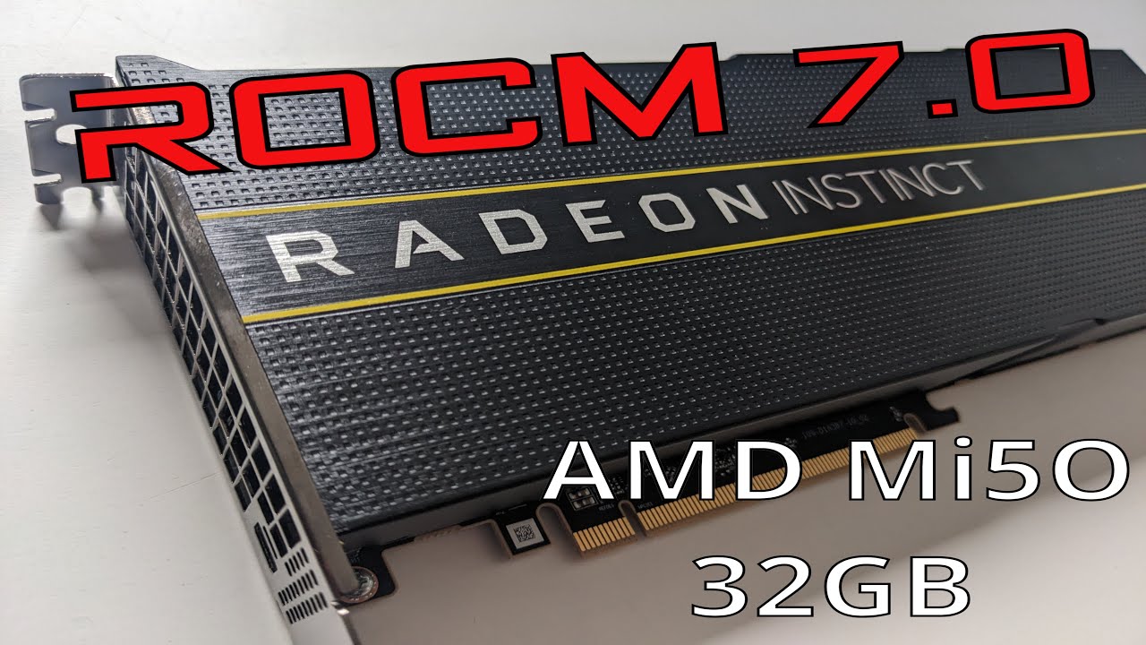 AMD ROCm 7.0 Install for Mi50 32GB | Ubuntu 24.04 LTS
