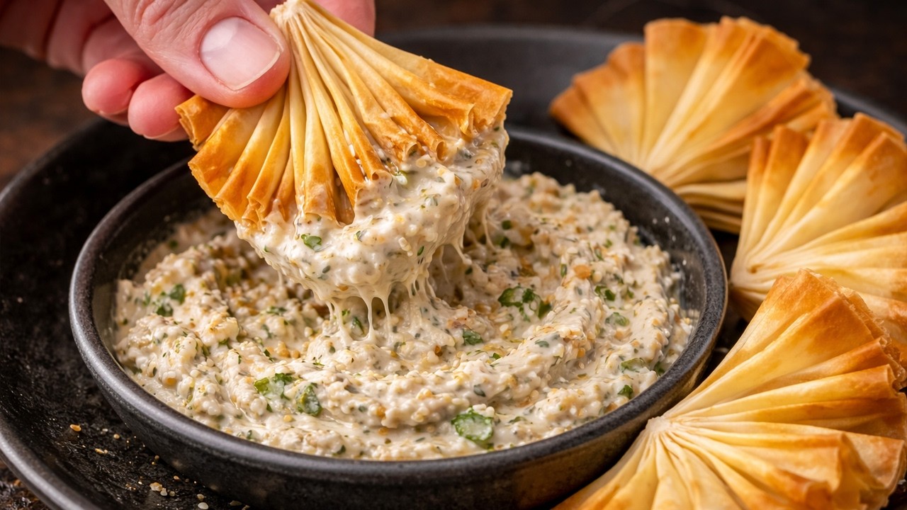 Эти пончики из теста фило невероятно хрустящие и вкусные.
