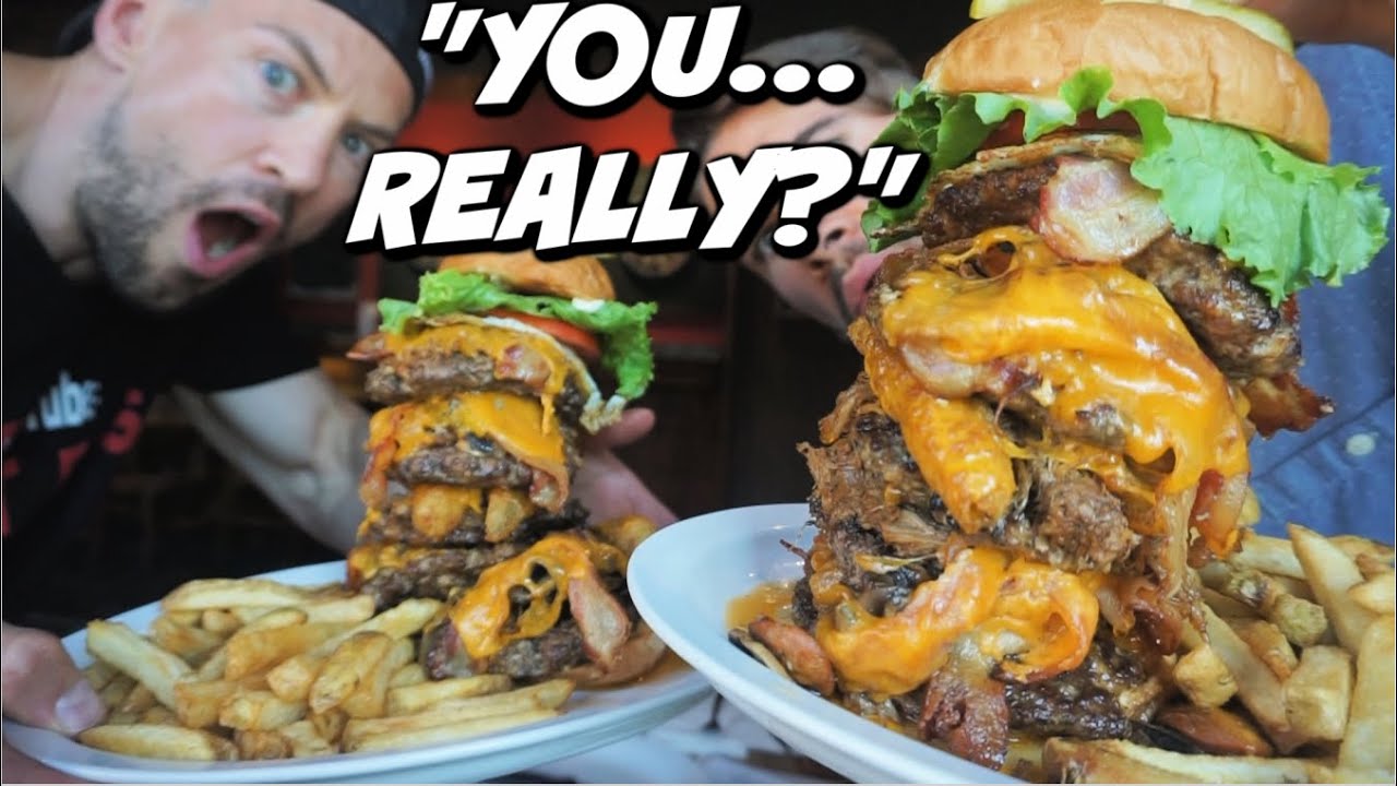 BIG IRISH BURGER CHALLENGE ! Irish Pub Food | Ireland | Man Vs Food