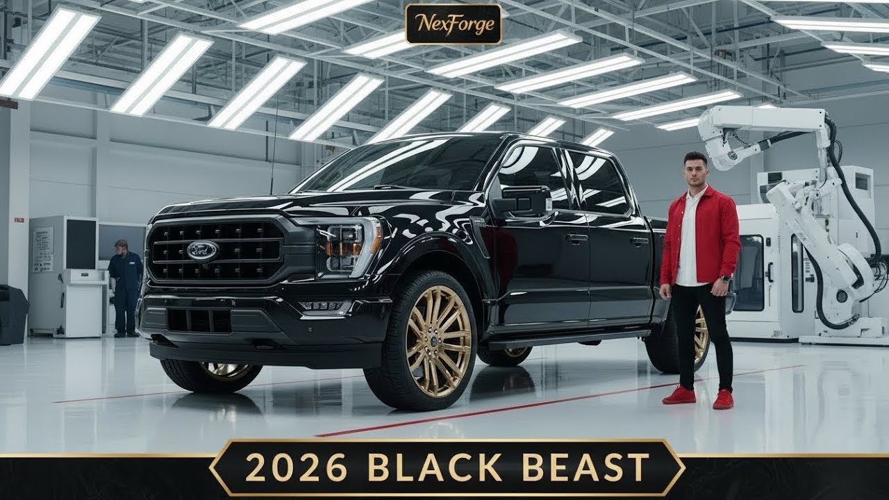 Inside Ford’s Factory: The 2026 Black & Gold F-150 Shocked Me