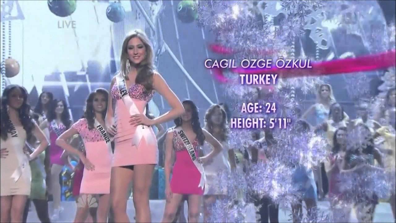 Miss Turkey 2012 - Çagil Özge Özkul Jouney in Miss Universe 2012