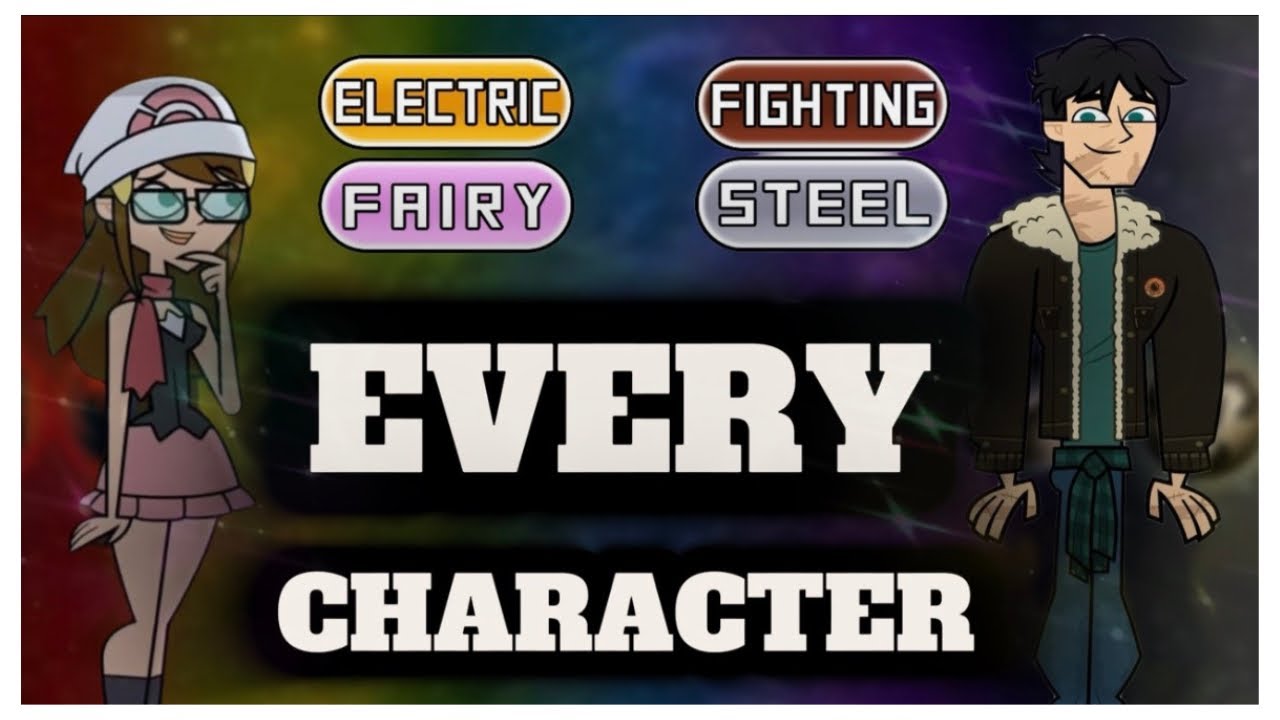 What if EVERY Disventure Camp Character had a Pokemon Type