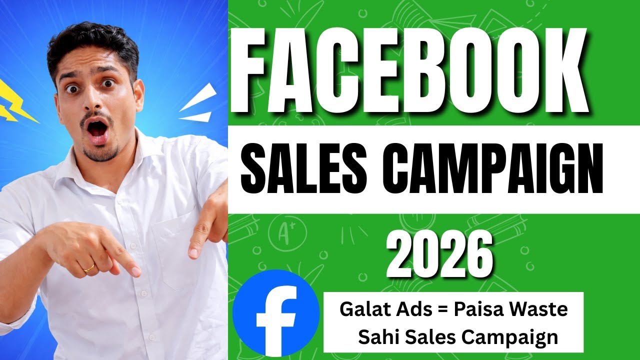 BEST Facebook Ads Sales Campaign Tutorial in 2026 | How to Create BEST Sales Campaign