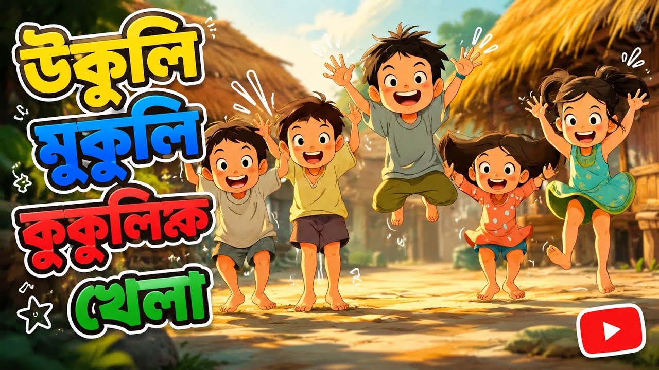 Ukuli Mukuli Kukuli Song | উকুলি মুকুলি কুকুলিকে খেলা | Assamese Kids | 3D Animated Music Video