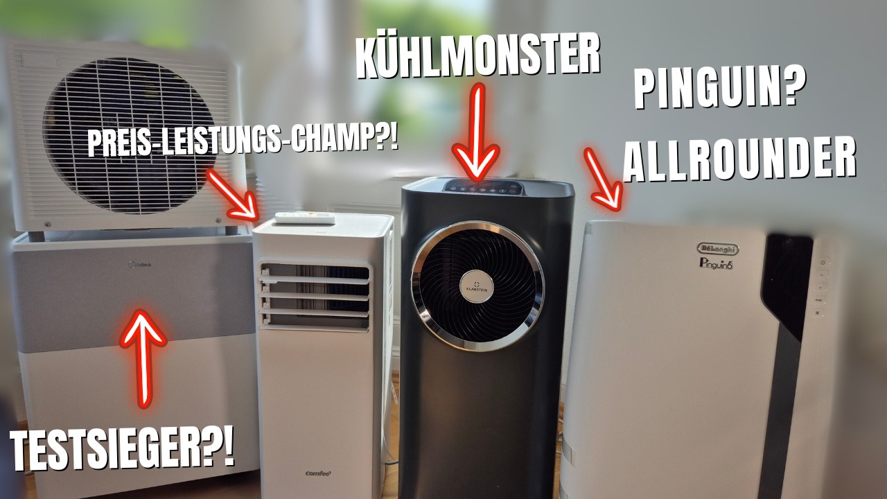Mobile Klimaanlagen 2025 im Härtetest – Von günstig bis brutal stark!
